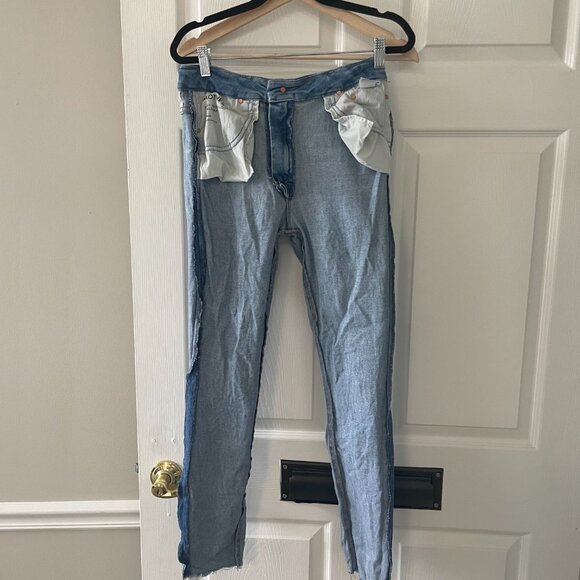 MotherHigh Waisted Looker Ankle Fray in Au Revoir